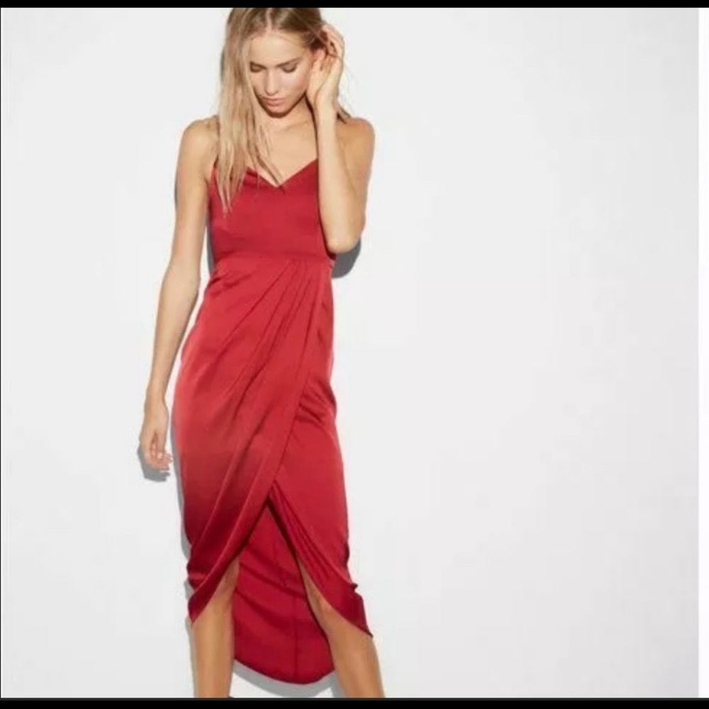 Formal red dress